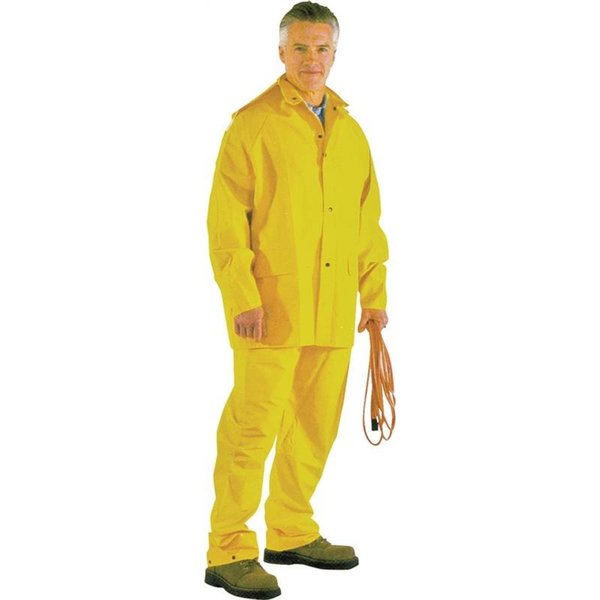 Diamondback Rainsuit Pvc/Poly 3Pc Ylw Lrg SRS3/111-L